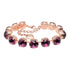 Браслет "Edems (Amethyst)" с кристаллами Swarovski™